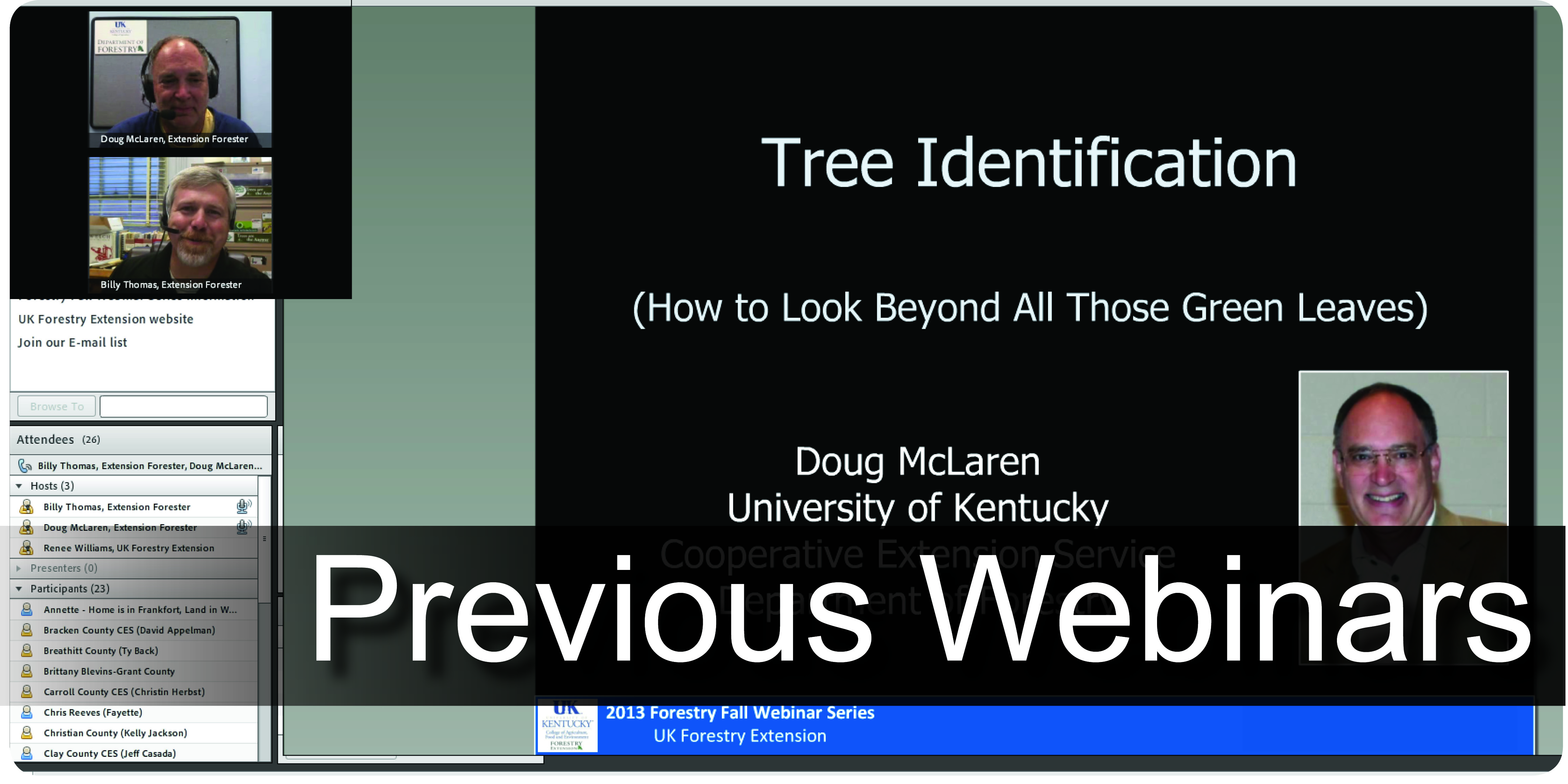 Previous Webinars