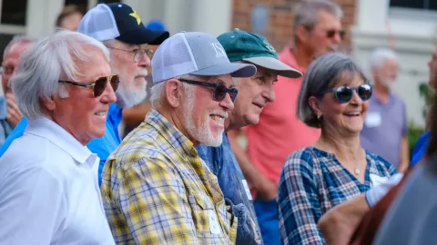 Photo of Forestry alumni from the 2023 fall picnic