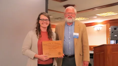 Photo of Forestry Alumni Scholarship recipient