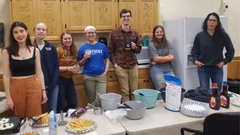 Photo of FNR Graduate Student Association Breakfast