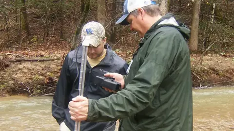 Photo of forestry hydrology and watershed work